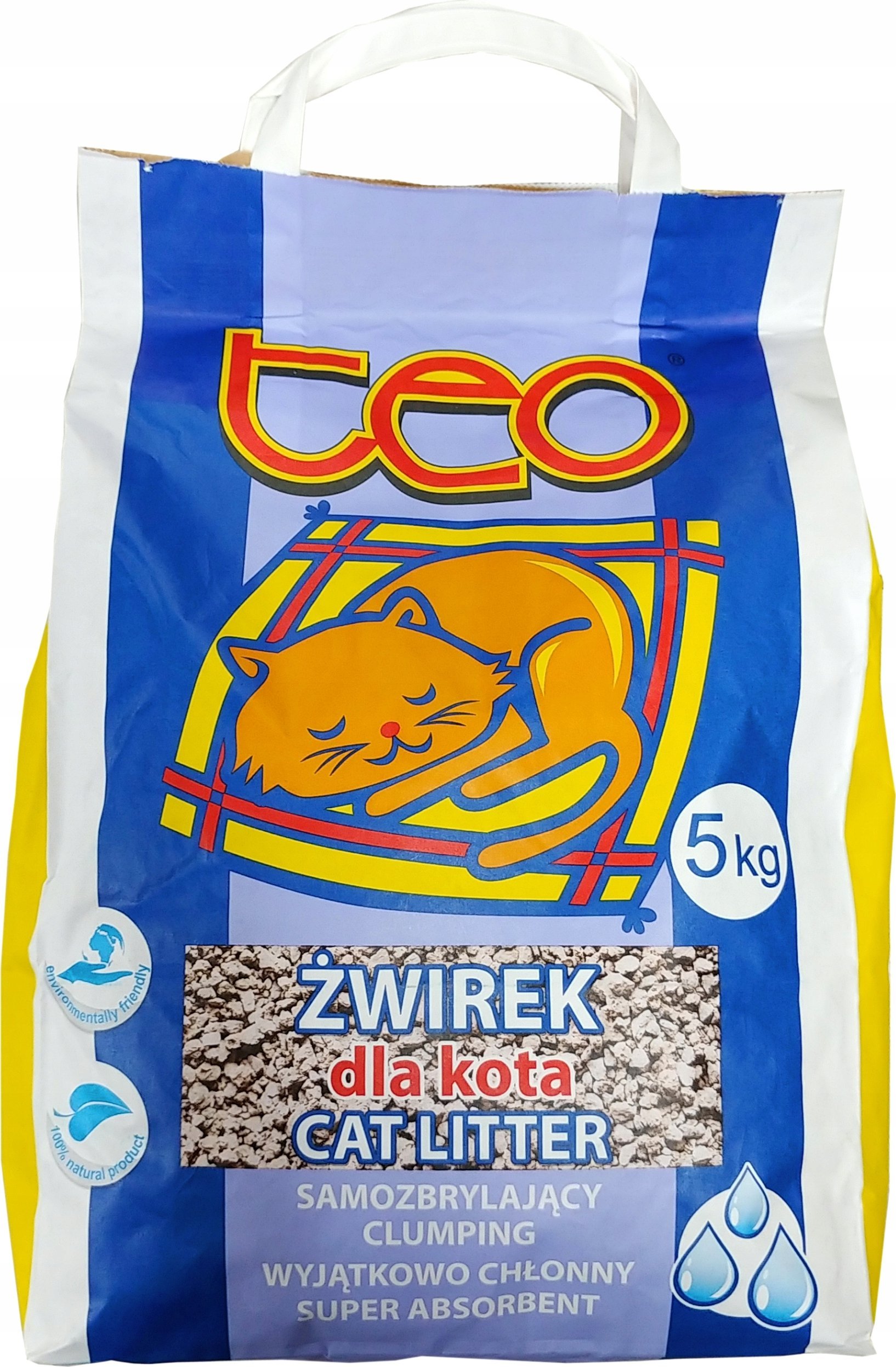 Żwirek dla kota Teo Żwirek dla kota TEO bentonitowy 5 kg