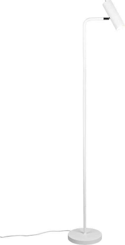 Lampa podłogowa Trio Minimalistyczna lampa stojąca Trio MARLEY 412400131 biała