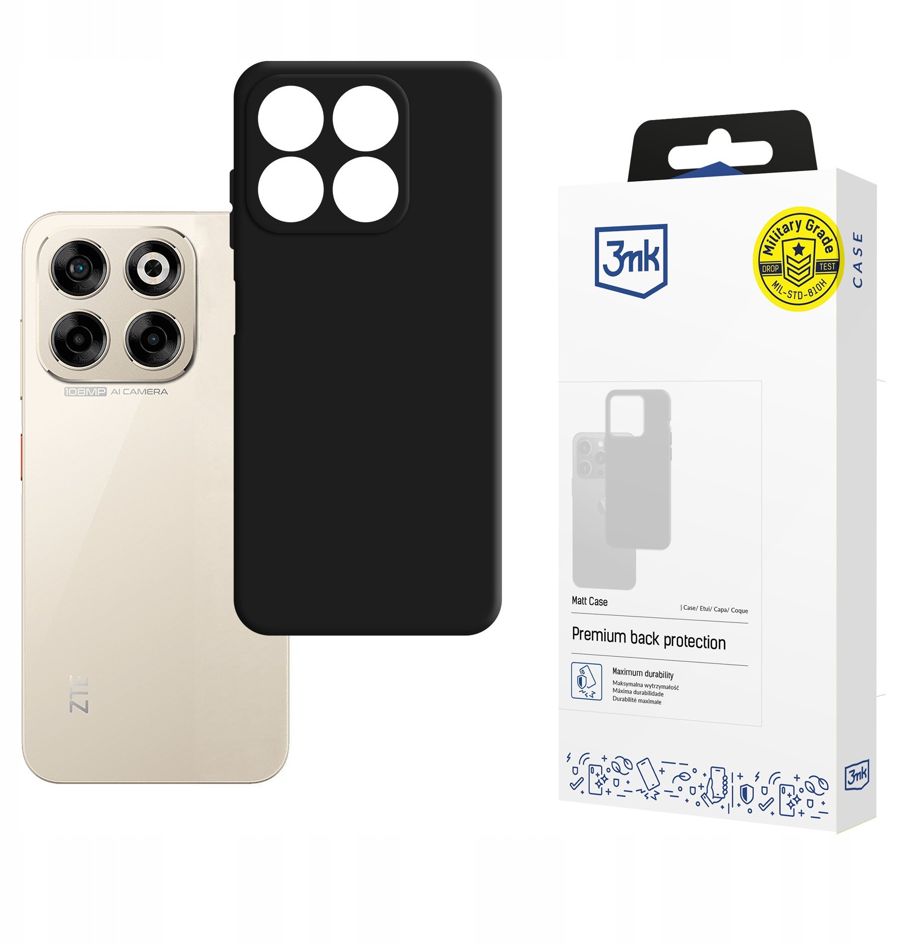 ZTE Blade V70 - 3mk Matt Case