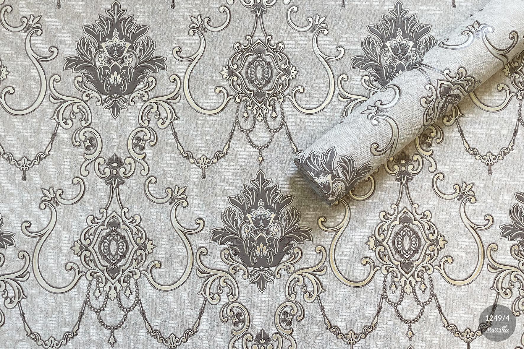 MallDeco TAPETA WINYLOWA MODEL ZAN DECOR, MOCCO