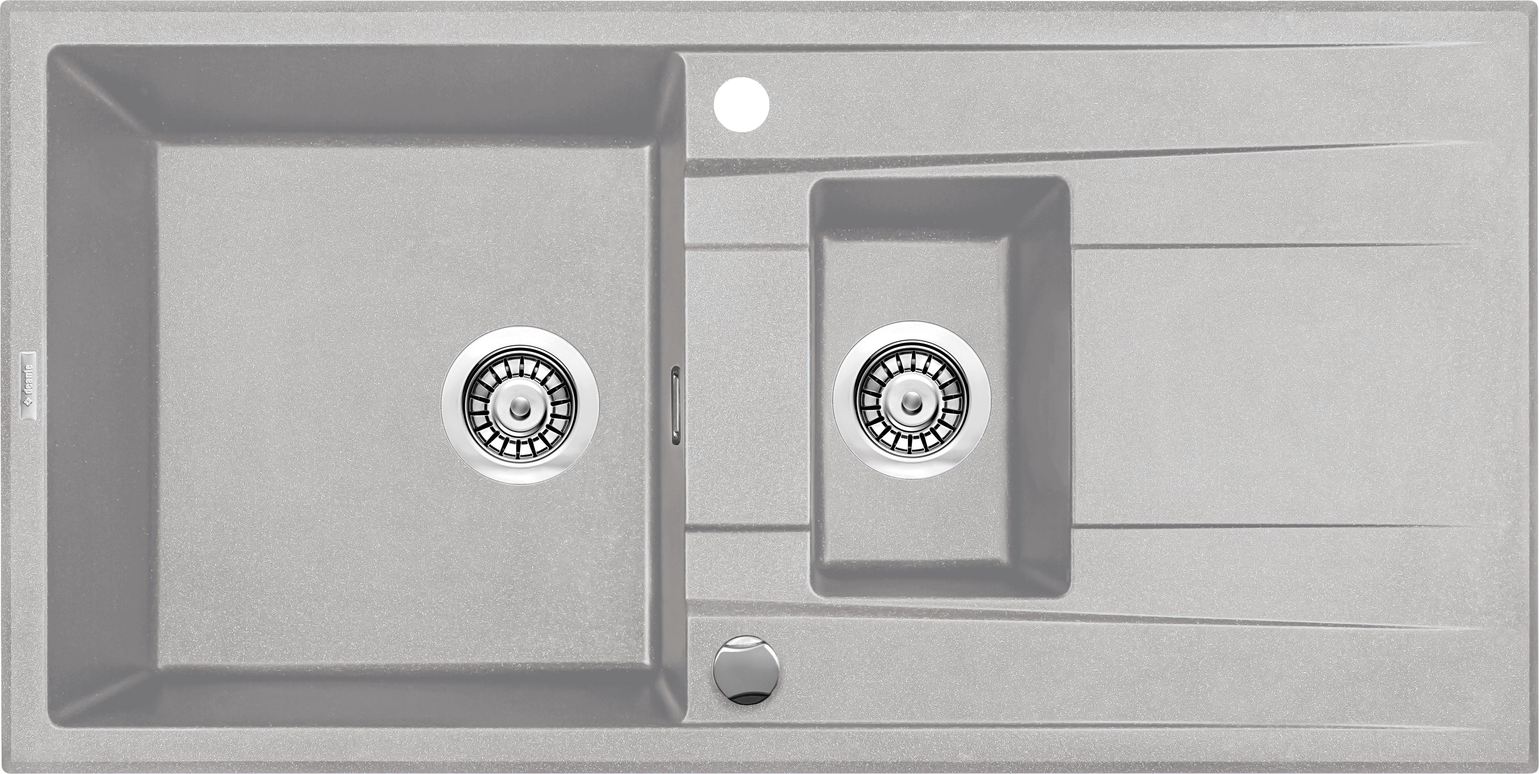 Zlewozmywak Deante Eridan Szary Granit (ZQE_S513)