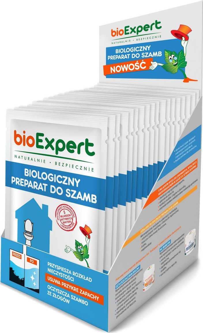 UN Preparat biologiczny do szamb, saszetka 25g