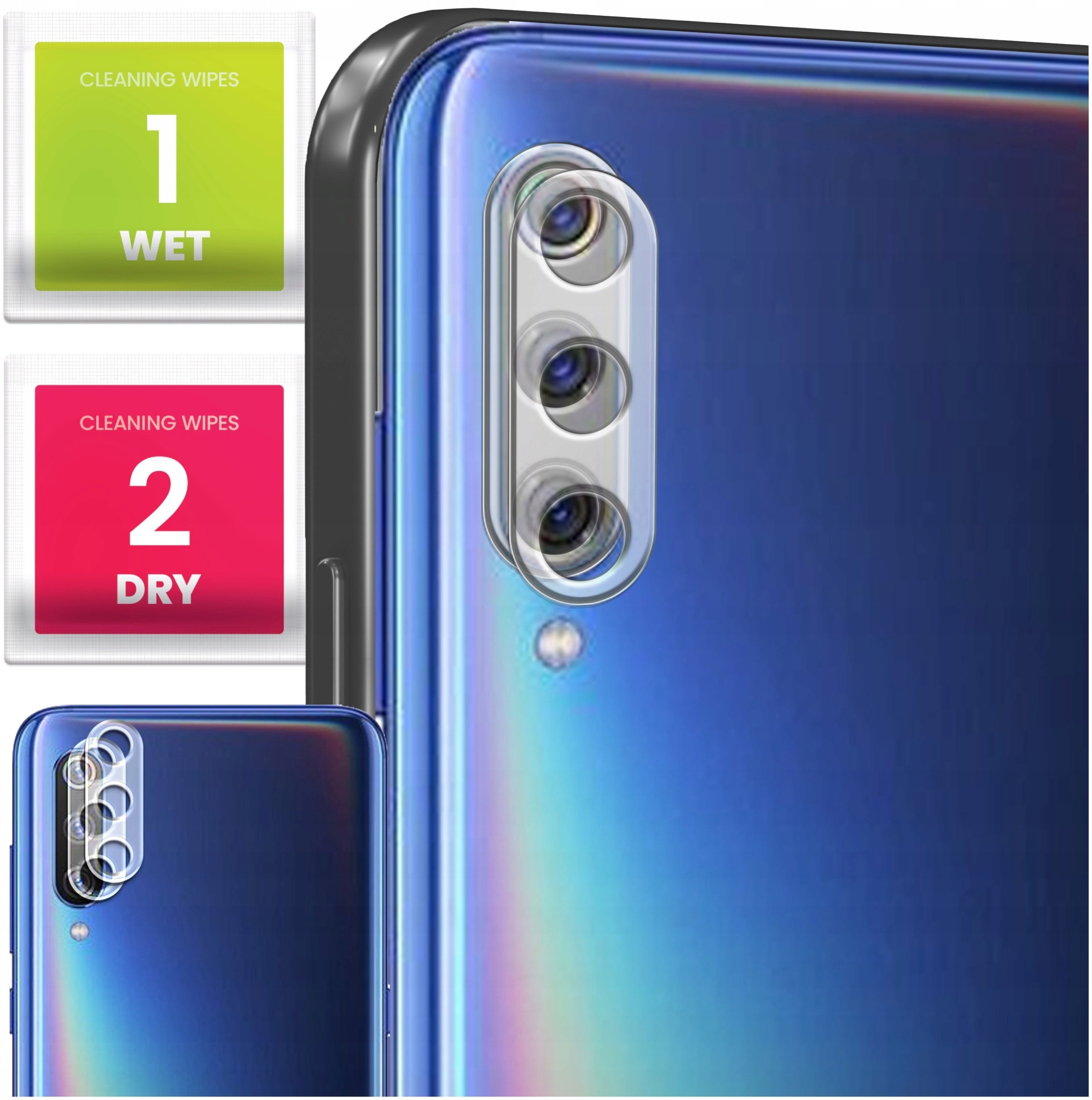 2-PAK Szkło Na Aparat Do Xiaomi Mi 9 / 9 SE (Hartowane, Ochronne, 9H)
