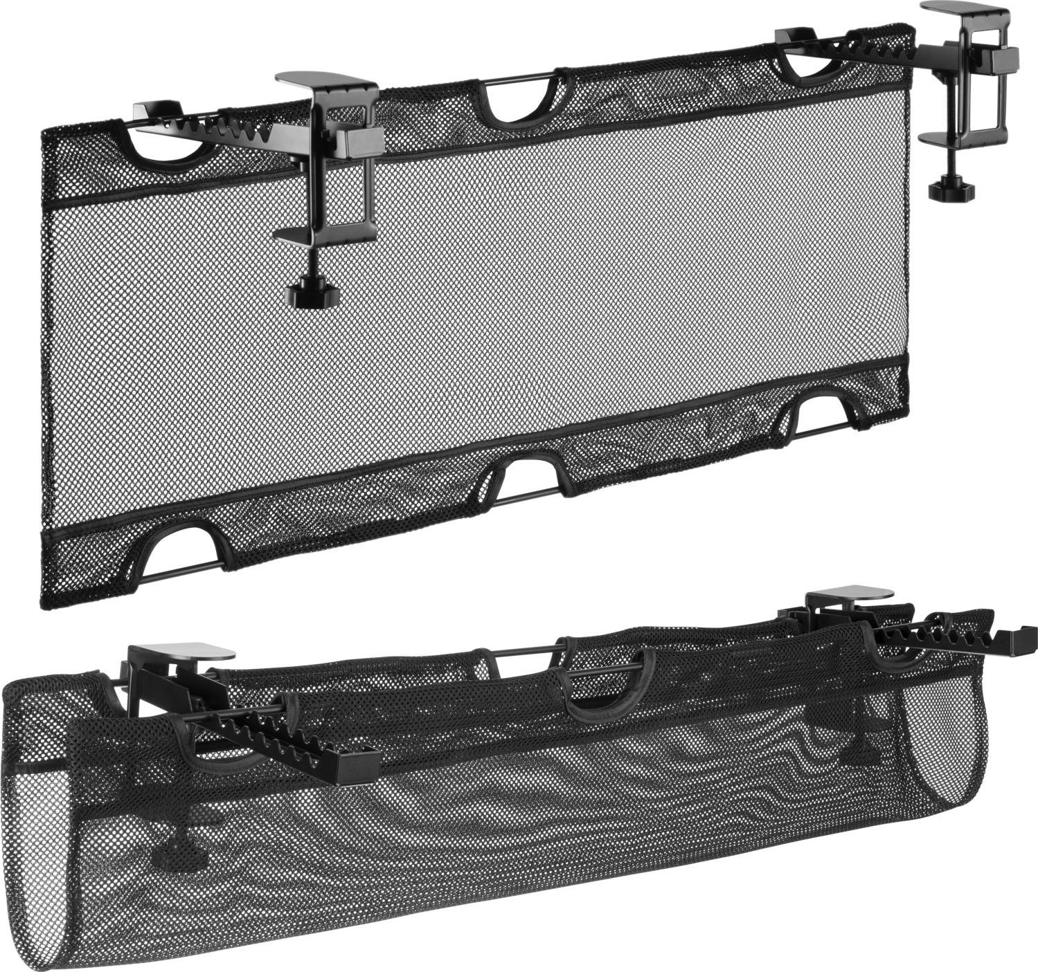 Organizer Mozos na kable siatka czarny UCM 1