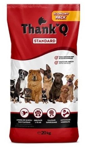 THANK'Q STANDARD smak szynka karma dla psa 20kg
