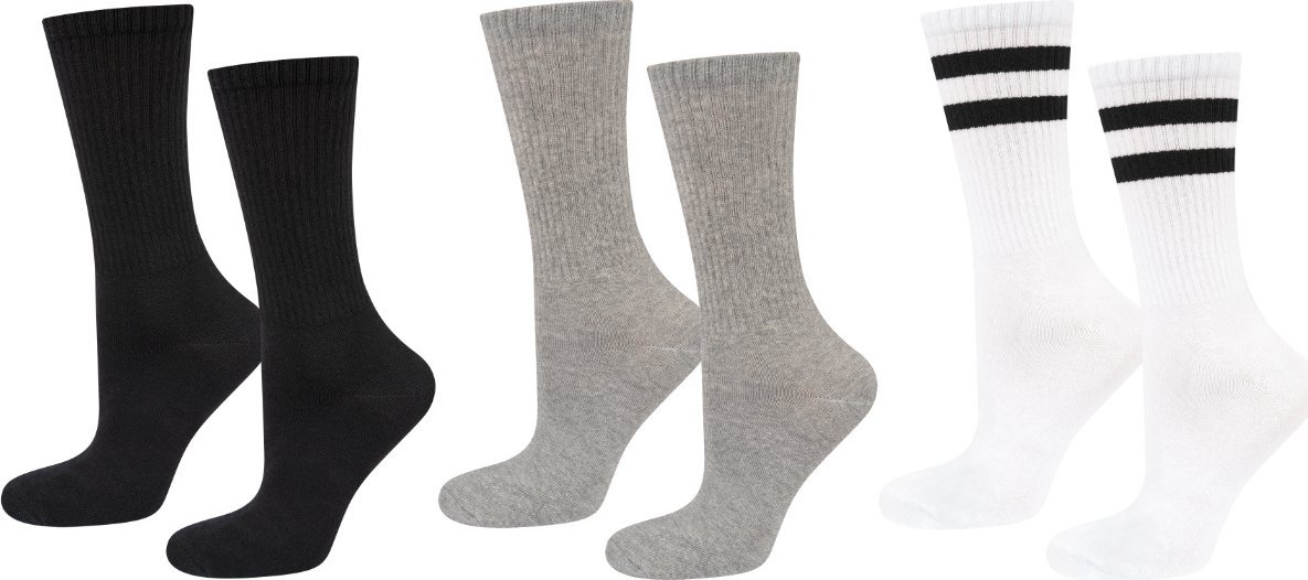 Soxo Zestaw 3x Kolorowe Męskie Skarpetki SOXO GOOD STUFF zabawne Sport 4045