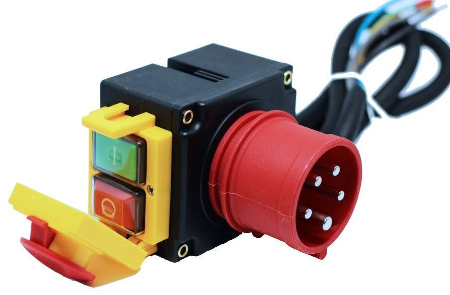 WYŁĄCZNIK ELEKTROMAGNETYCZNY KEDU KOA7 400V + POKRYWA STOP ZESPÓŁ WŁĄCZNIKA KEDU KOA7 400V - XWKEDU_KOA400V