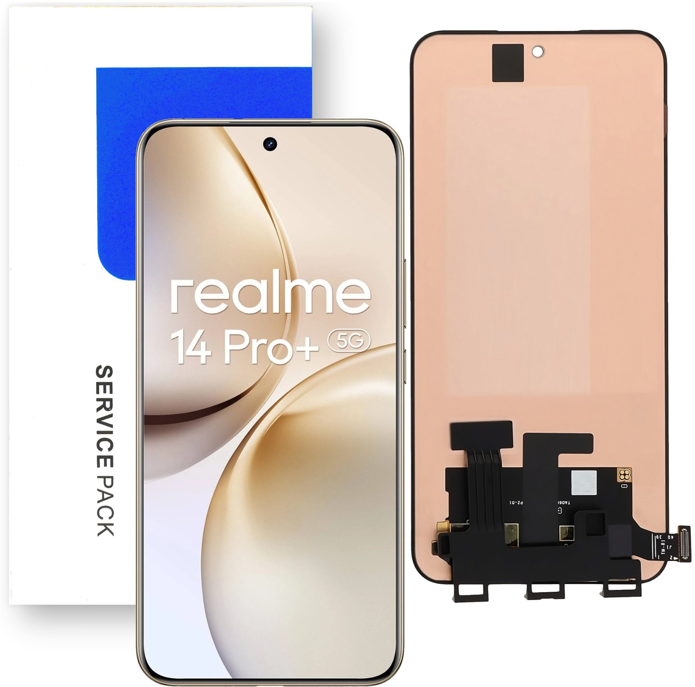 Wyświetlacz do Realme 14 Pro Plus 5G LCD RMX5051 Ekran Oryginał Mobilepart