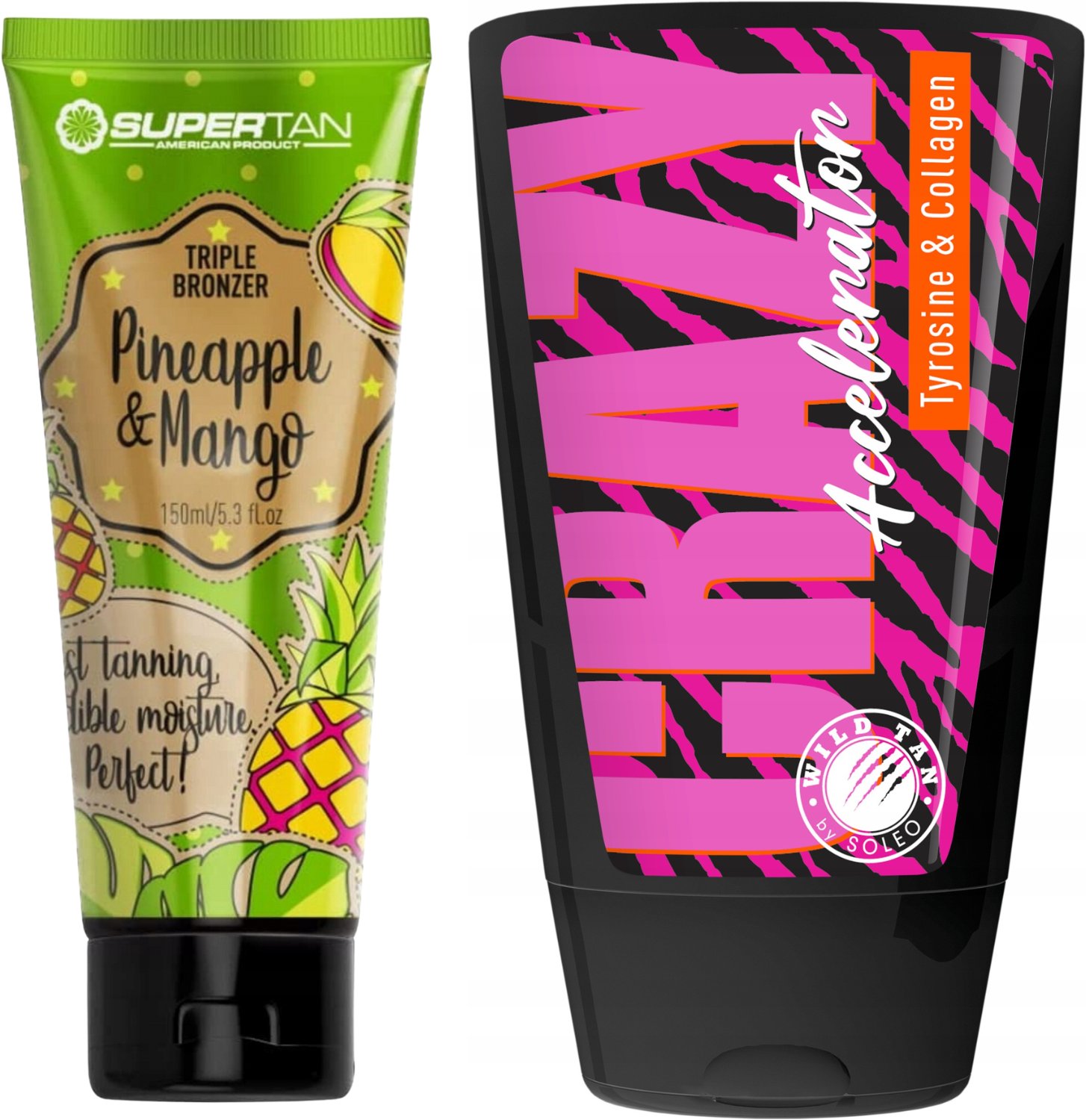 Supertan Pineapple & Mango + Wild Tan Crazy Gratis
