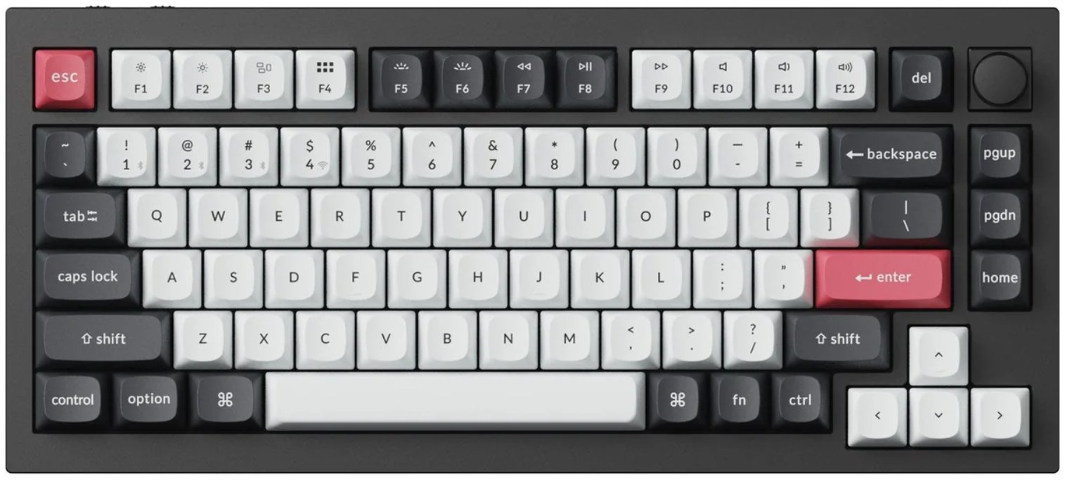 Klawiatura Keychron Q1 HE QMK Gateron Double-Rail Magnetic Nebula (Q1H-M1)