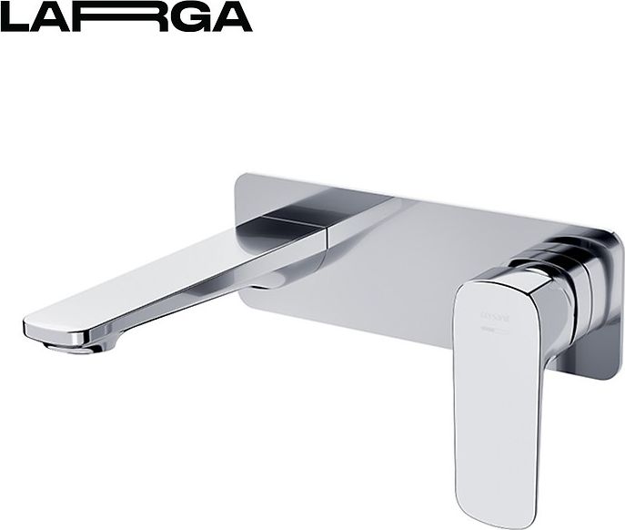 Bateria umywalkowa Cersanit Larga ścienna chrom