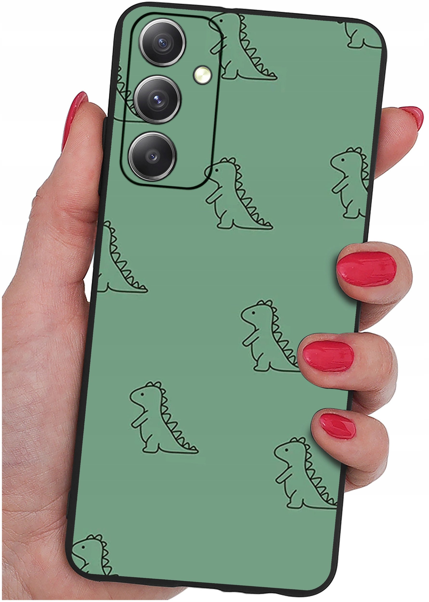 ETUI do Samsung Galaxy M23 5G WZORY |SILIKONOWE MATT CASE + SZKŁO 9H