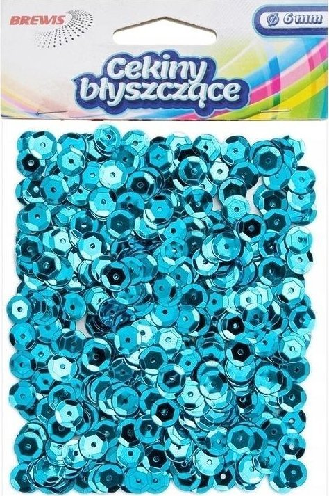 Cekiny hologramowe H 120 turkusowy