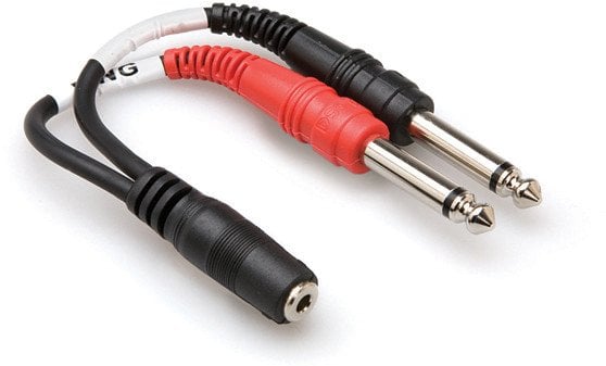 Hosa - Stereo Breakout TRSf 3.5mm - 2 x TS 6.35mm