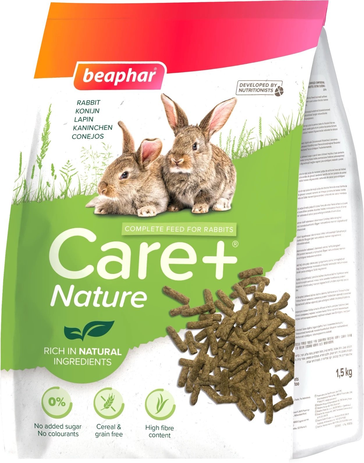BEAPHAR - CARE+ NATURE 1.5kg KRÓLIK SUCHY POKARM /4