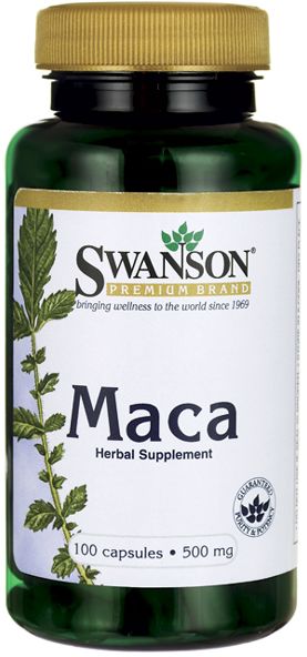 Swanson Maca 500mg 100 kapsułek