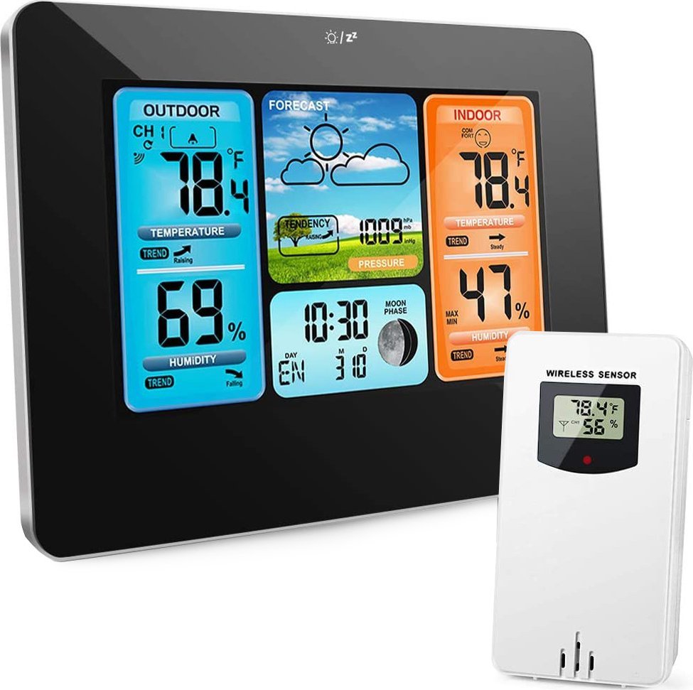 Verk Bezprzewodowa stacja pogody pogodowa higrometr dcf Bezprzewodowa stacja pogody pogodowa higrometr dcf