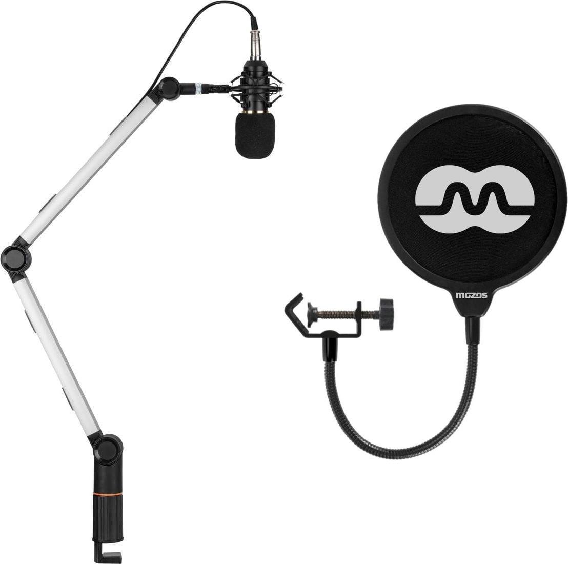 Mozos Mozos Statyw biurkowy SB38 + Pop filtr mikrofonowy PS-1