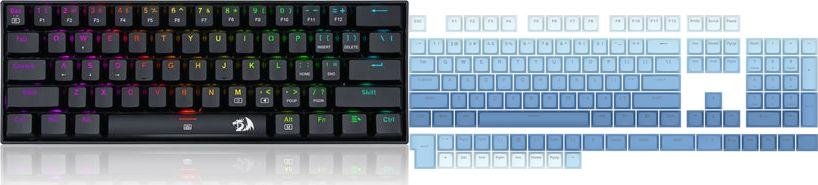 Klawiatura Redragon Redragon K630 DragonBorn Outemu Red (RED-K630RGB) + Ombre Keycaps (A134)
