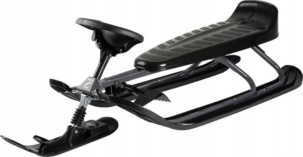 Stiga STIGA Snowracer King Size GT Sled for Adults Grey/Black ST4679-12