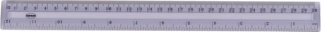 Centrum Linijka plastikowa 30cm CENTRUM 80727