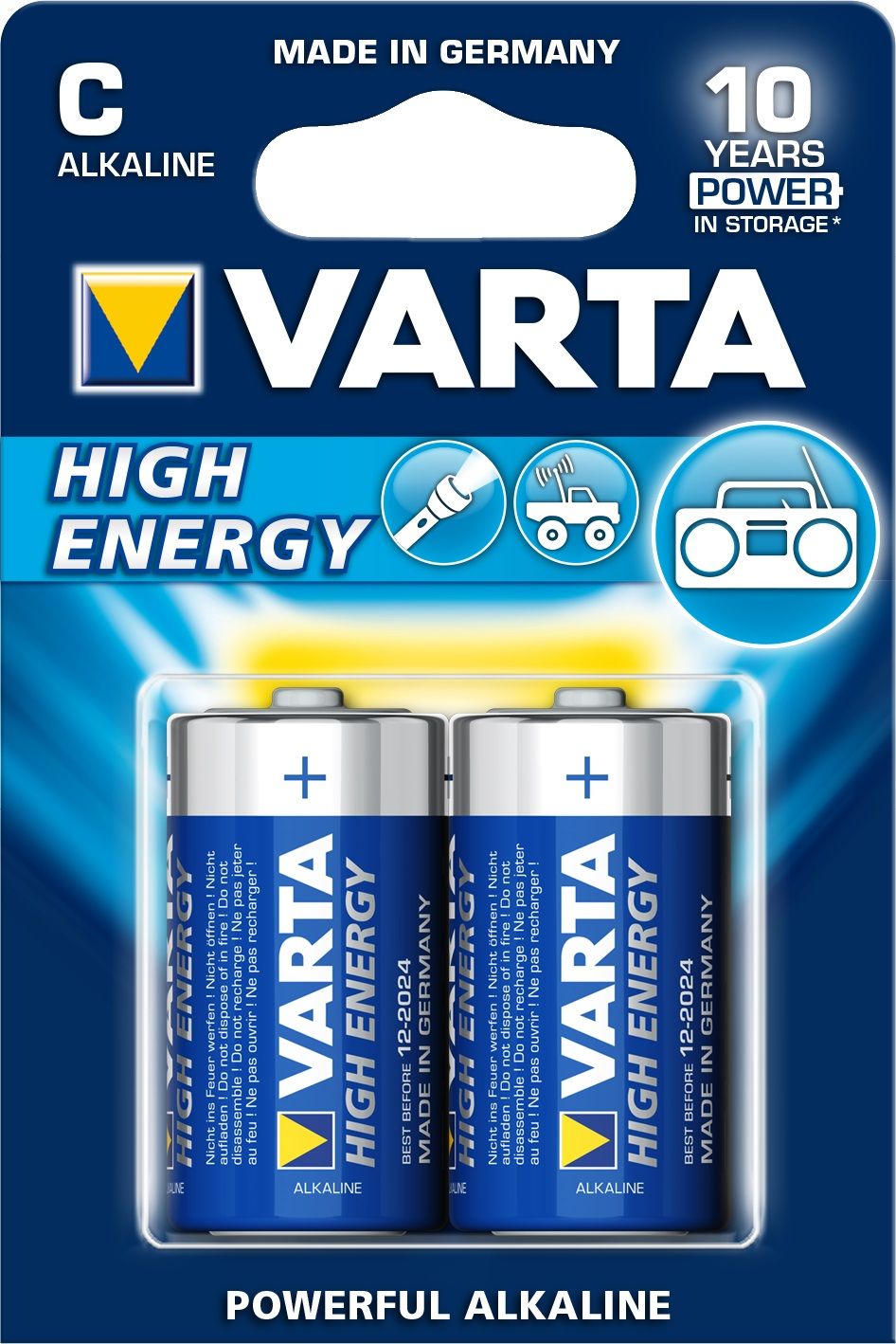 Varta Bateria High Energy C / R14 2 szt.