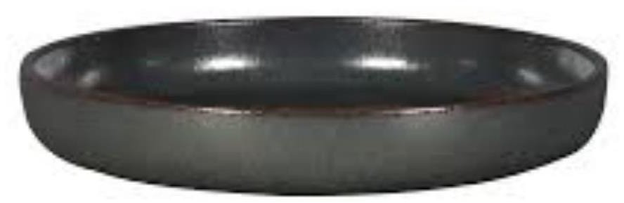 STONE Talerz głęboki 29,5 cm wulkaniczny