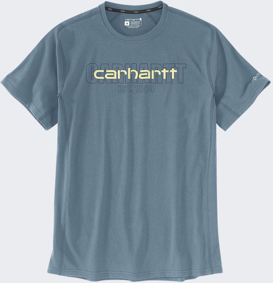Koszulka Carhartt Force Mid Logo ThunderCloud