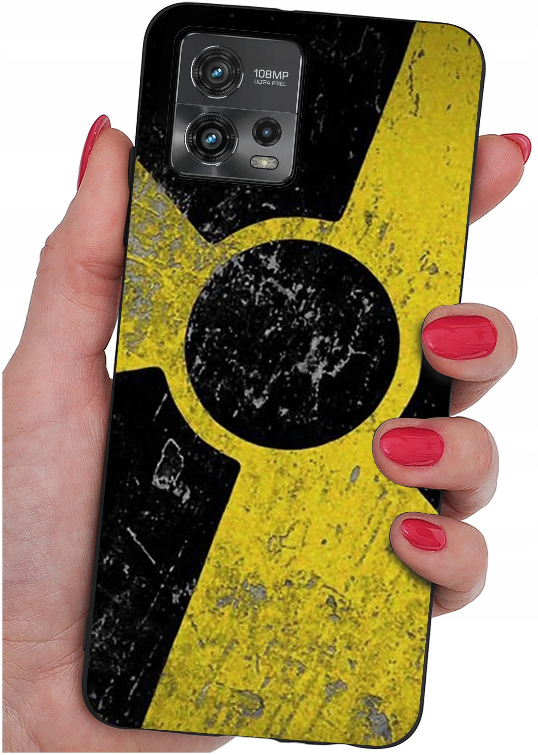Etui do Motorola Moto G72 WZORY |SILIKONOWE MATT CASE + SZKŁO 9H