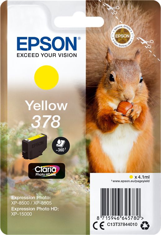 Tusz Epson 378 (yellow)