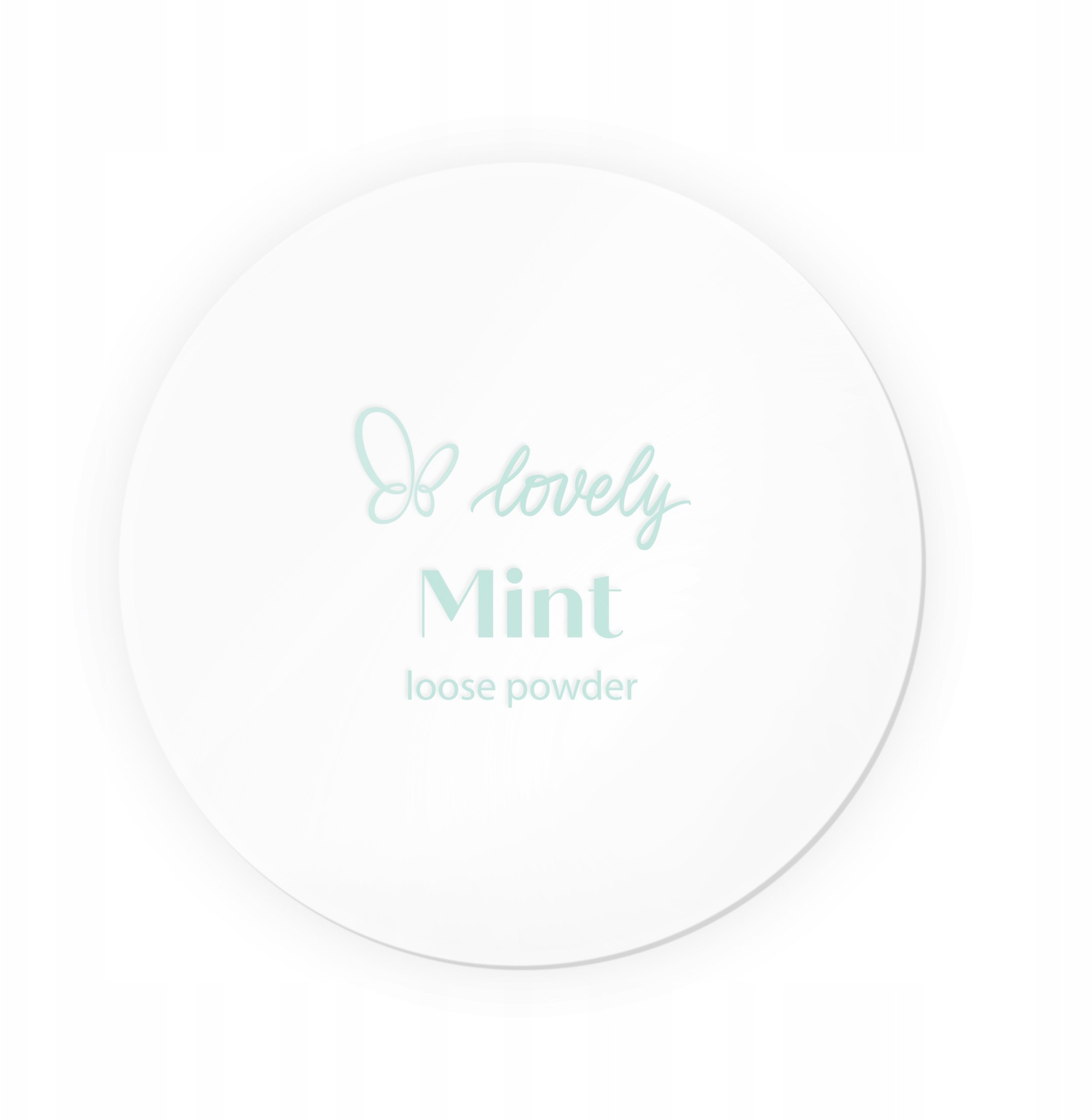 LOVELY_Mint sypki puder do twarzy z efektem chłodzenia 6g