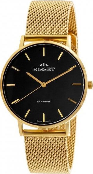 Zegarek Bisset ZEGAREK DAMSKI BISSET BSBF33 (zb579i) - SZAFIROWE SZKŁO