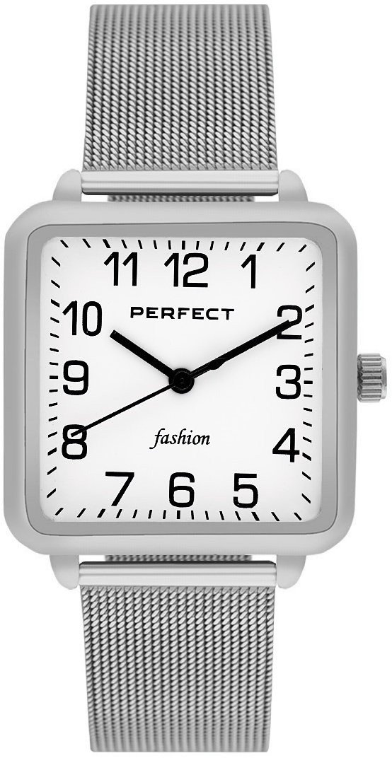 Zegarek Perfect F111-01 damski kwadratowy czytelny .