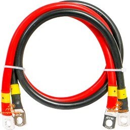 Mojeledy 2x 70cm czerwony i czarny kabel łączeniowy akumulatora 35 ML-PA35 35mm