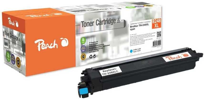 Toner Peach Toner Brother TN-248XL (DCP-L3520) cyan 2300 stron remanufactured