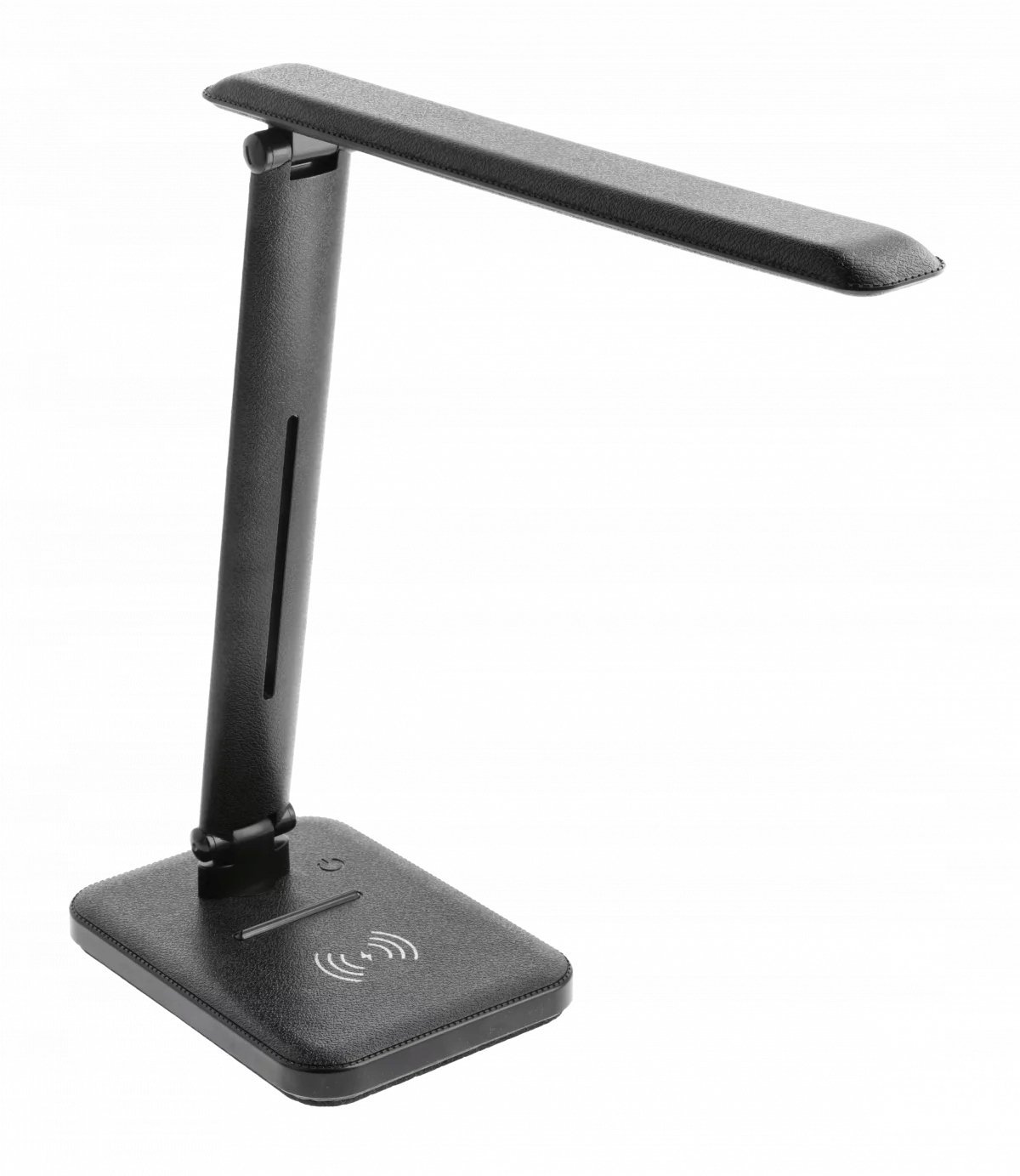 Lampka biurkowa IZUKA LED, 6W, 400lm, AC220-240V, 50/60Hz, CCT, ładowarka indukcyjna, czarny