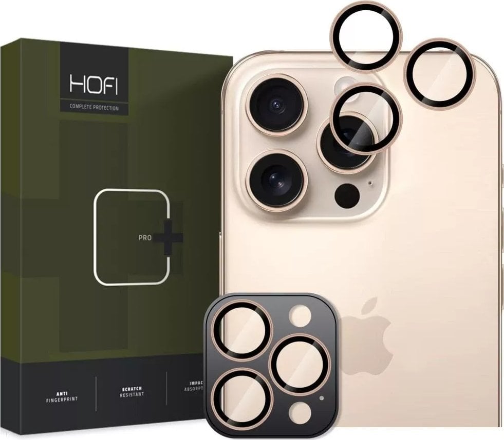 Hofi OSŁONA APARATU HOFI CAMRING PRO+ IPHONE 16 PRO / 16 PRO MAX DESERT TITANIUM