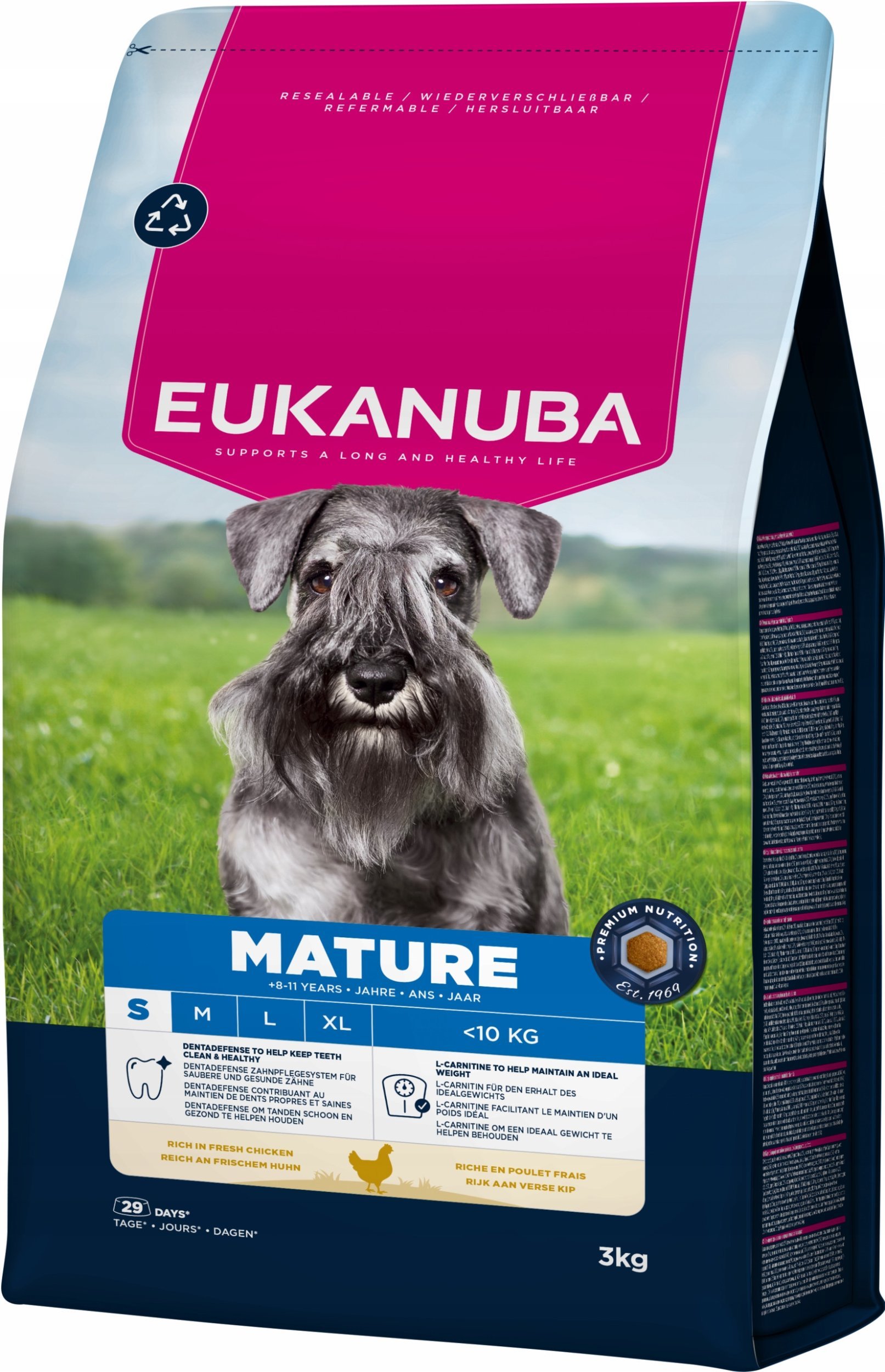 EUKANUBA Mature Small rich in chicken 3kg