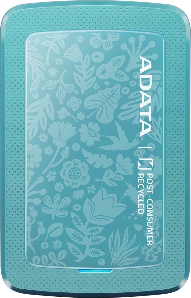 Dysk zewnętrzny HDD ADATA HC300 ECO 1TB Zielony (AHC300E-1TU31-CGN)