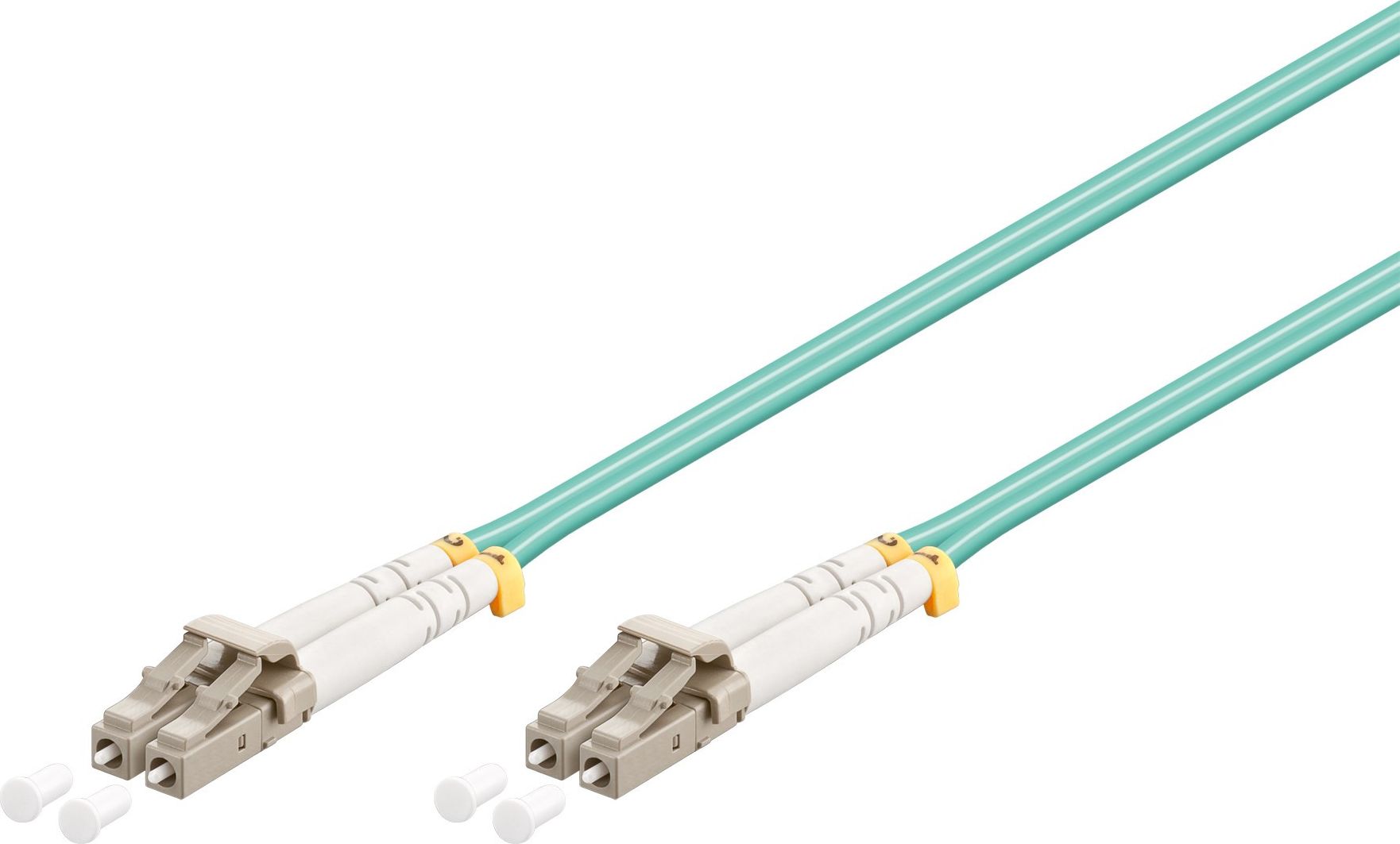 Goobay Wentronic goobay - Network cable - LC Multi- Mode (M) to LC Multi- Mode (M) - 3,0m - glass fiber - 50/125 Micrometer - OM3 - halogen free - Aqu
