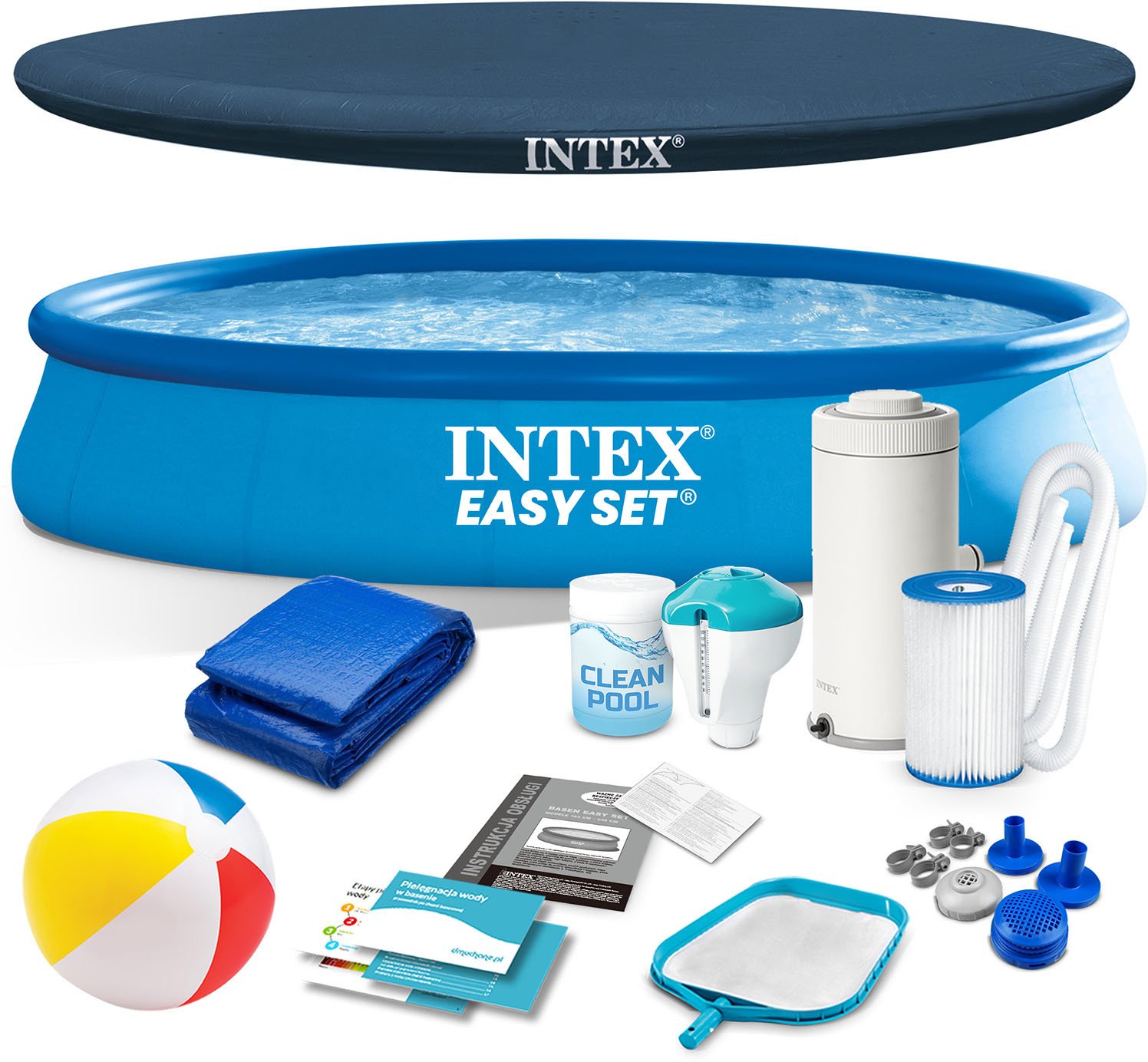 Intex Basen rozporowy Easy Set 457cm 15w1 (28158)
