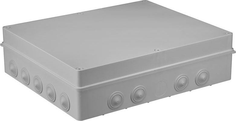 Pawbol sp. z o.o. Puszka n/t hermetyczna 460x380x120 18 dławików IP55 szara S-BOX 806