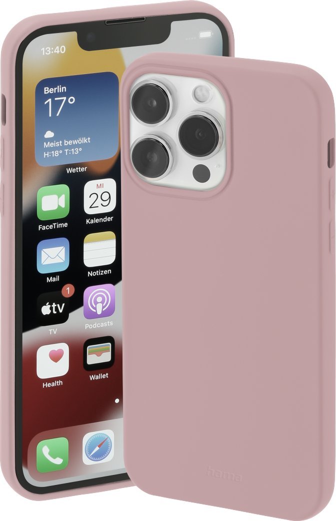 Hama HAMA "FINEST FEEL"FUTERAŁ GSM DLA iPhone 14 PRO, RÓŻOWY
