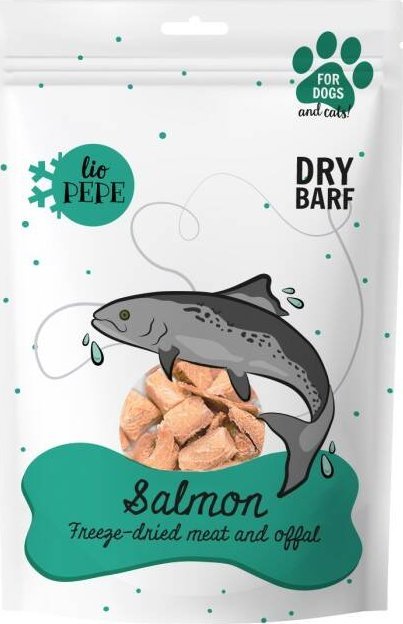 Paka Zwierzaka PAKA ZWIERZAKA-Przysmak liofilizowany Lio PEPE Salmon (filet z łososia) 60g