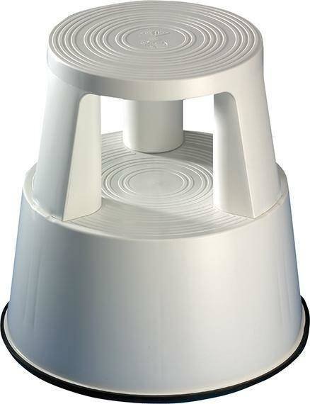 Wedo Taboret na rolkach Step, tworz.sztucz.,jasnoszary