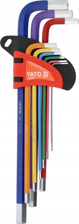 YT. Allen keys 9pcs 1.5-10mm