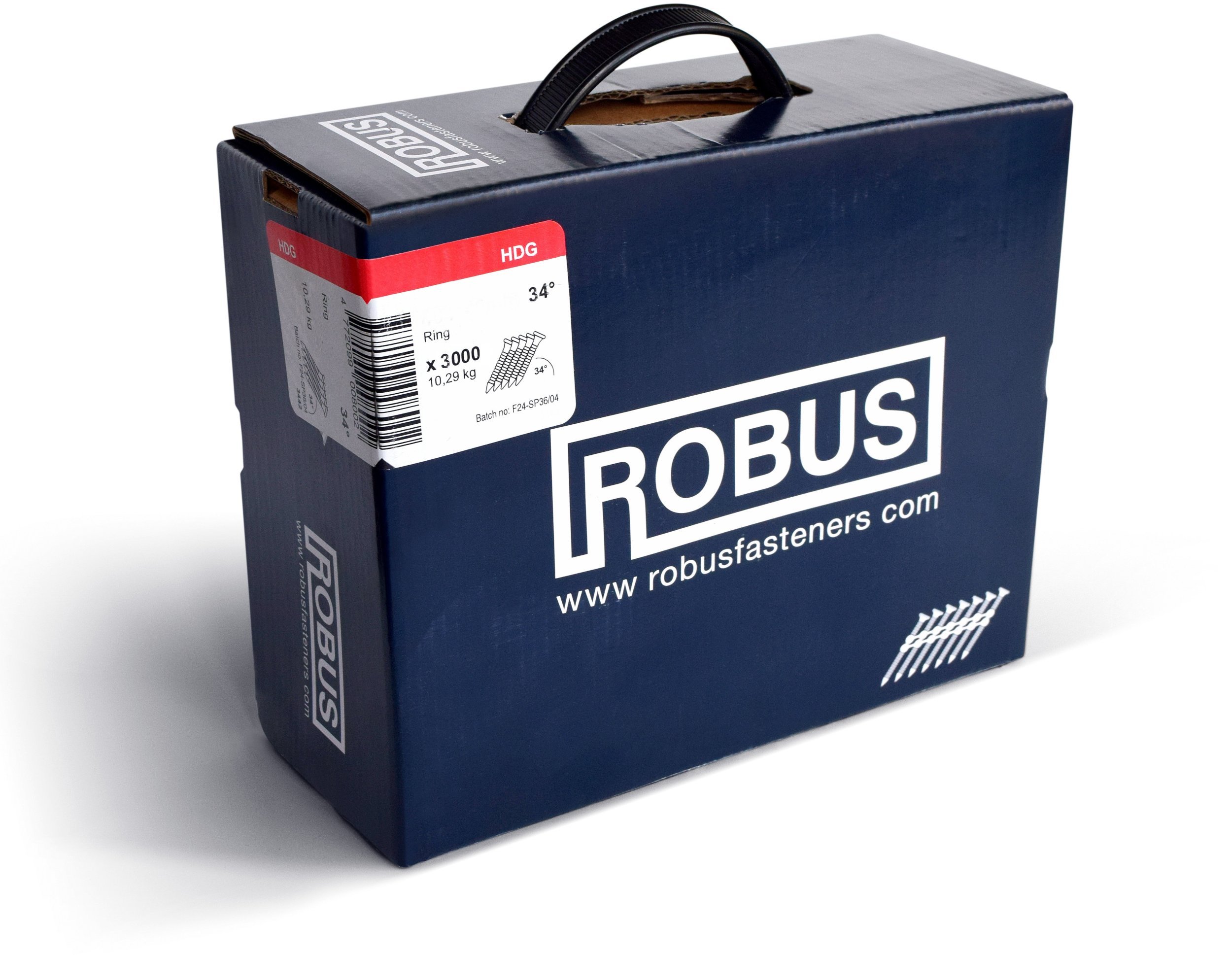 NAILS STRIP 3.1X90 34 HDG. RING 3000PCS