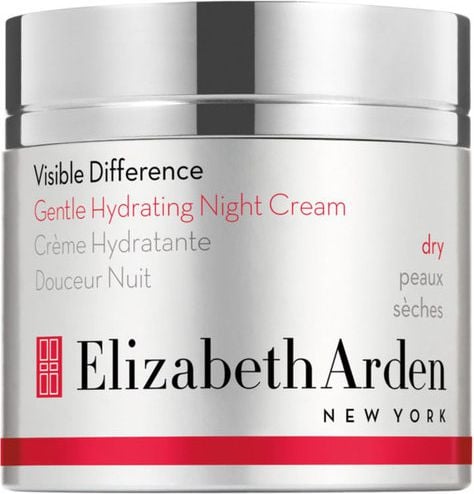 Elizabeth Arden Visible Difference Delikatny nawilżający krem ​​na noc do skóry suchej 50ml
