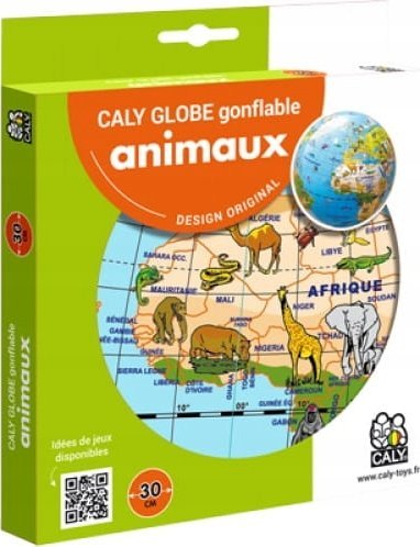 MG Piłka Caly Globus 30 cm - Zwierzęta