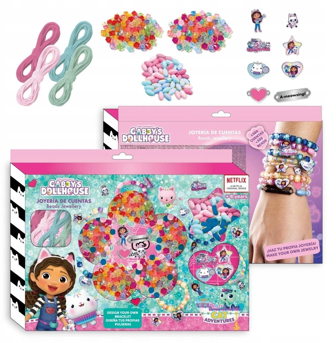 Zestaw do tworzenia bransoletek Koci Domek Gabi